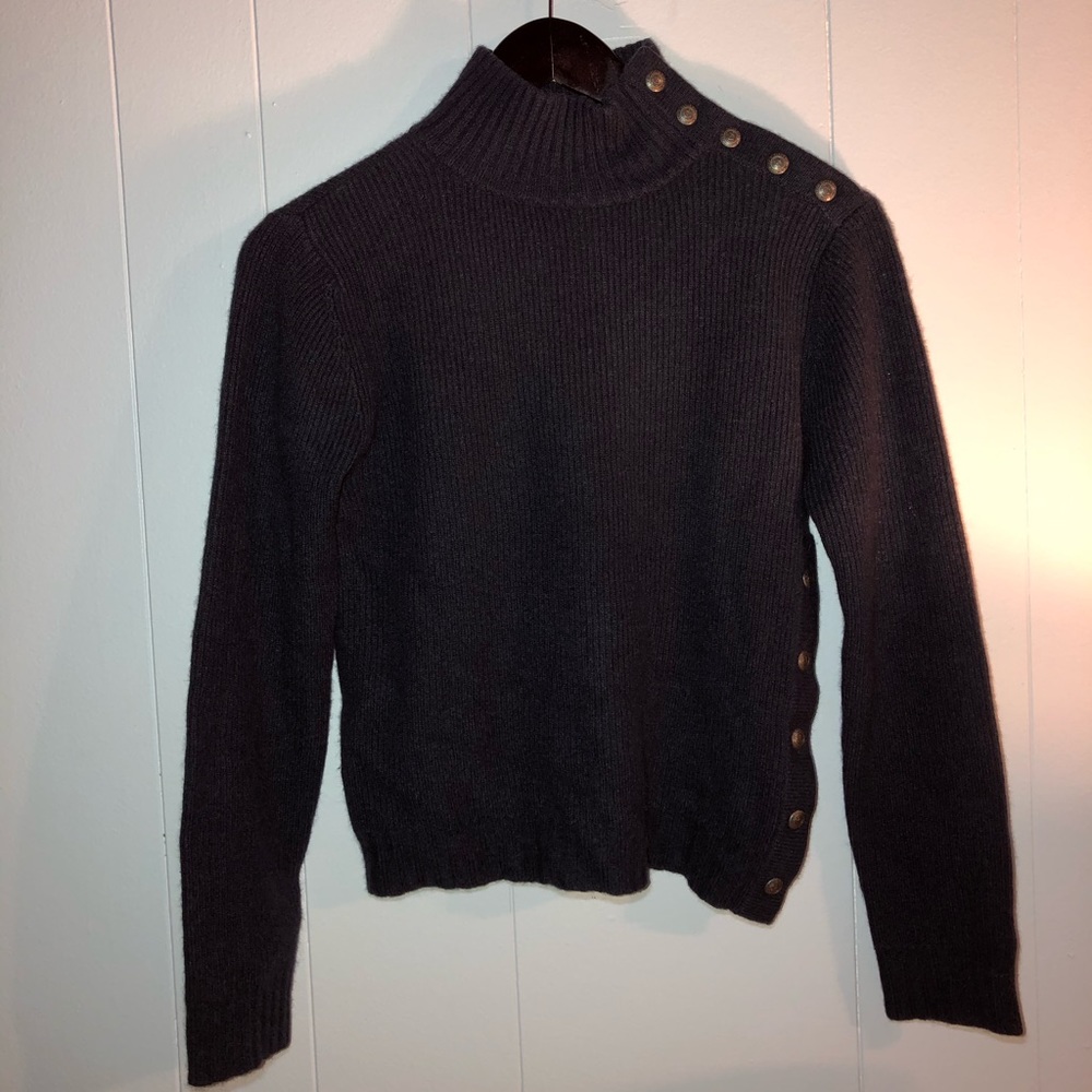 Women’s Blue Cashmere Sweater